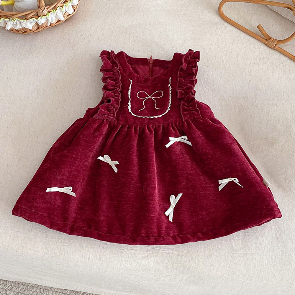 Baby Clothing Quilt - Sukienki świąteczne dla dziewczynek, bez rękawów,