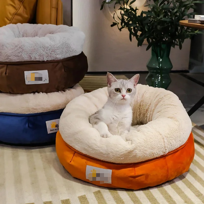 Fleece Sleep Bag - Aksamitne pluszowe legowisko dla kota, koszyk,