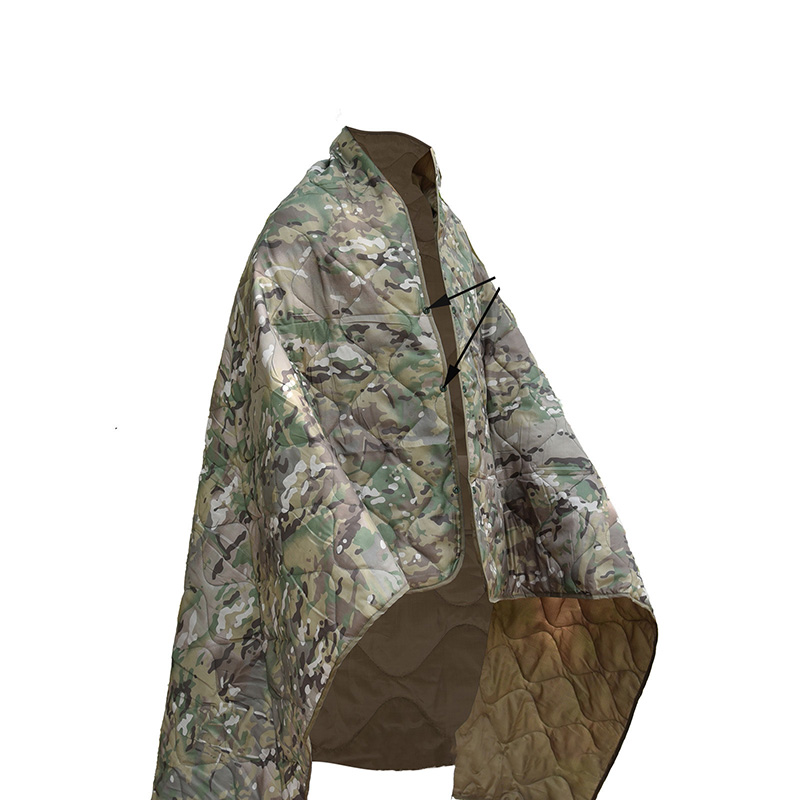 Fleece Sleep Bag - Letni koc kempingowy Poncho Camping Utrzymuj