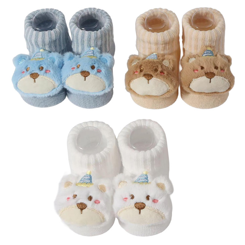 Toddler Sock Set - 3 pary/zestaw skarpetek dziecięcych dla dziewczynek