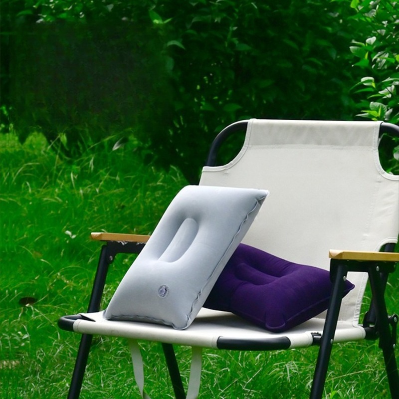 Fleece Sleep Bag - Nadmuchiwana poduszka outdoorowa, duża, pogrubiona, polarowa,
