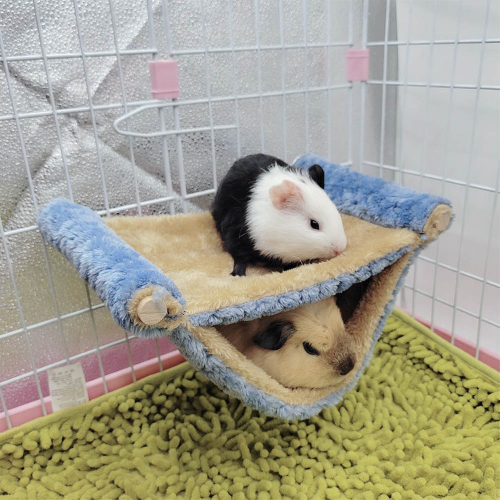 Fleece Sleep Bag - Dwuwarstwowy zimowy ciepły hamak dla szczurów