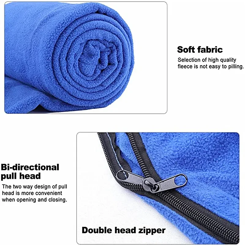 Przenośny ultralekki śpiwór z  – Fleece Sleep Bag recenzja i cena