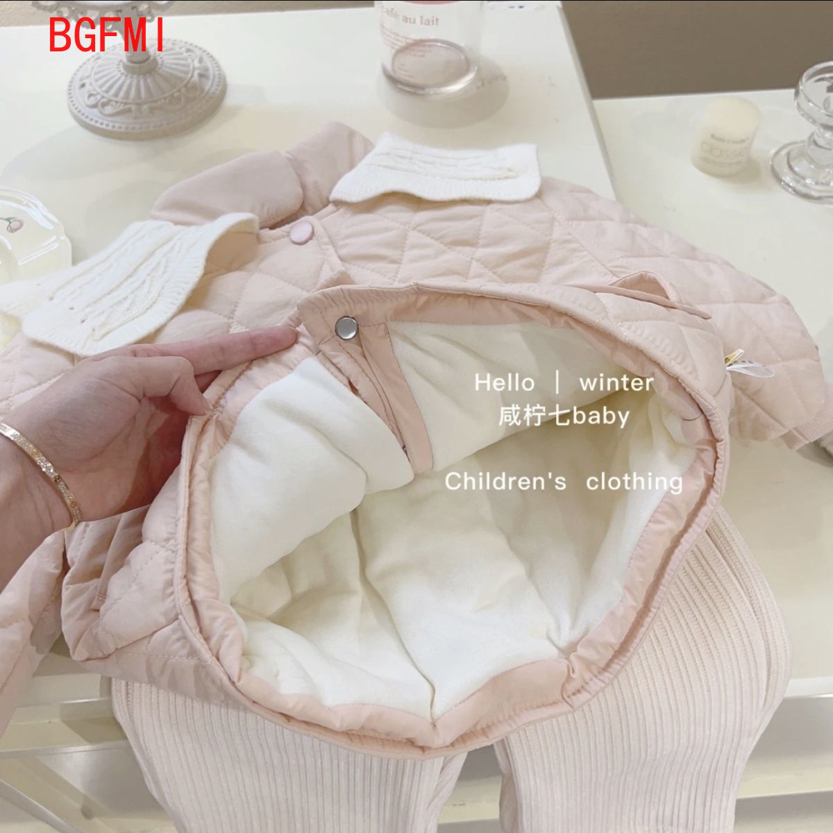 Dziewczęca różowa aksamitna ku – Baby Clothing Quilt recenzja i cena