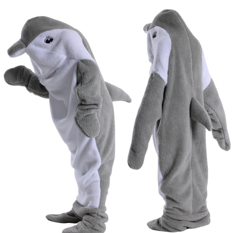 2024 Shark Dolphin Whale śpiwó – Fleece Sleep Bag recenzja i cena