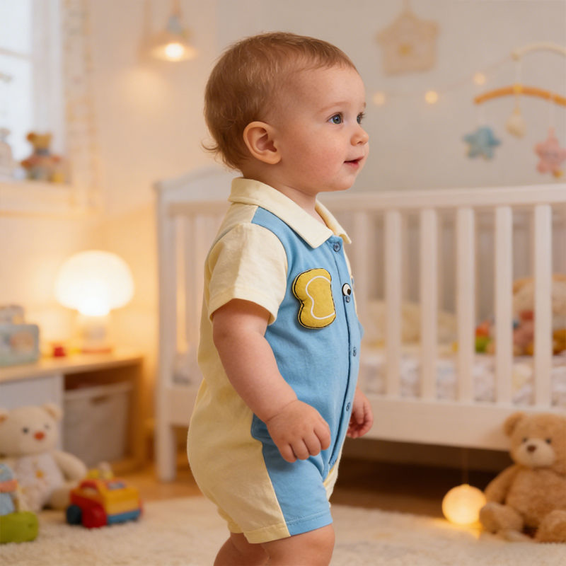 Letni pajacyk niemowlęcy dla c – Baby Clothing Elephant recenzja i cena