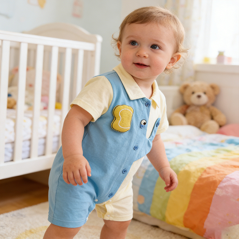 Letni pajacyk niemowlęcy dla c – Baby Clothing Elephant recenzja i cena