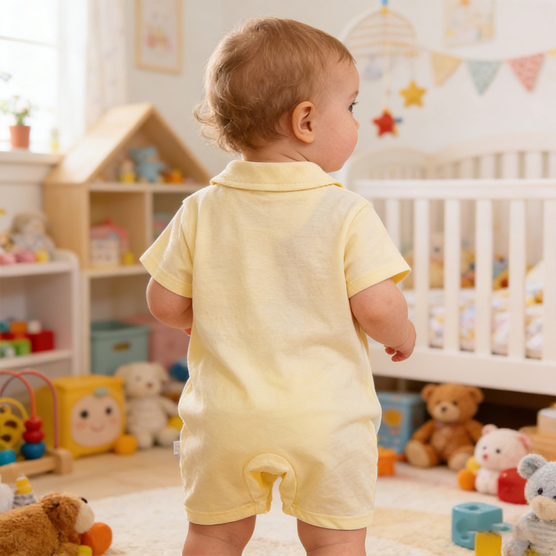 Letni pajacyk niemowlęcy dla c – Baby Clothing Elephant recenzja i cena
