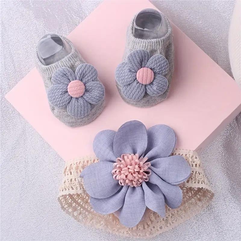 Zestaw: kwiatowe spinki do wło – Toddler Sock Set recenzja i cena