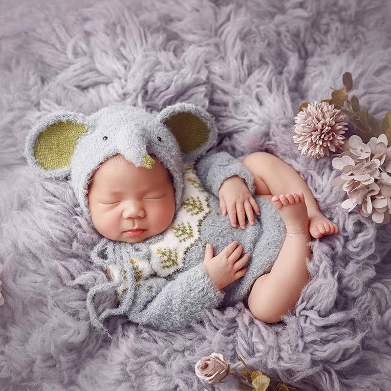 Rekwizyty do sesji noworodkowe – Baby Clothing Elephant recenzja i cena
