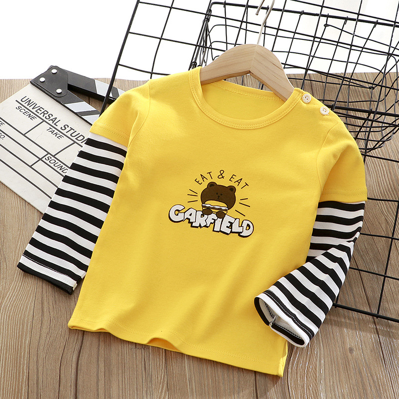 Koszulki bawełniane z długim r – Baby Clothing Yellow recenzja i cena