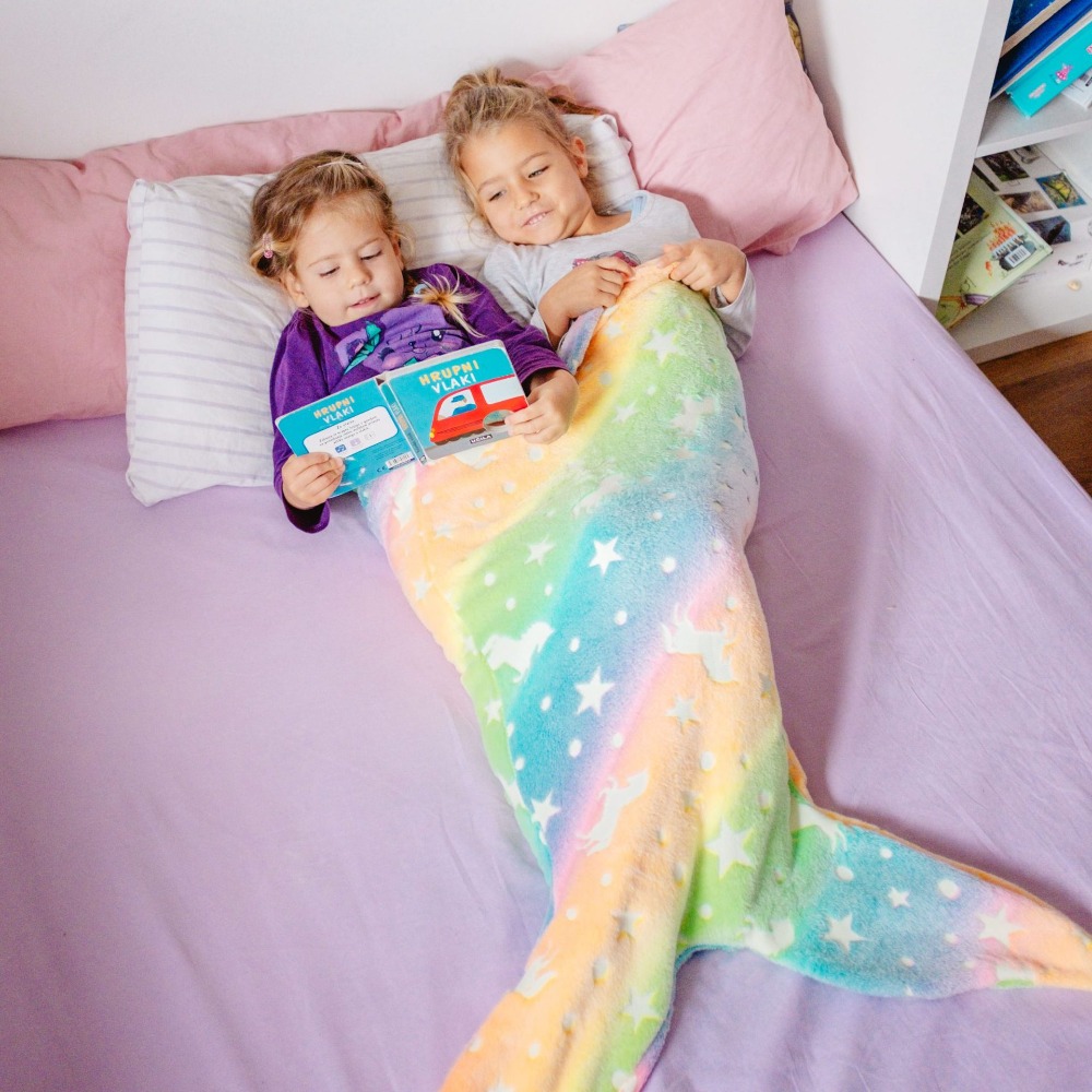 Flanelowy śpiwór syreny Uniwer – Fleece Sleep Bag recenzja i cena
