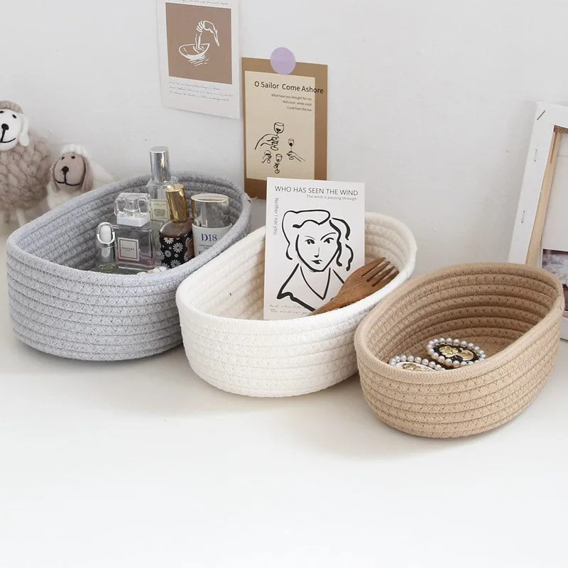 Nordic Cotton Rope Tkane kosze – Baby Clothing Basket recenzja i cena