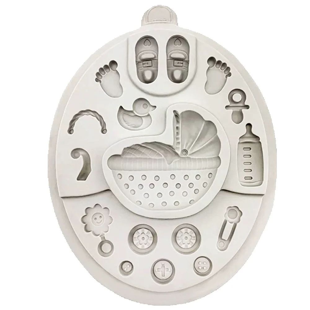 Forma silikonowa do fondantu z – Baby Clothing Yellow recenzja i cena