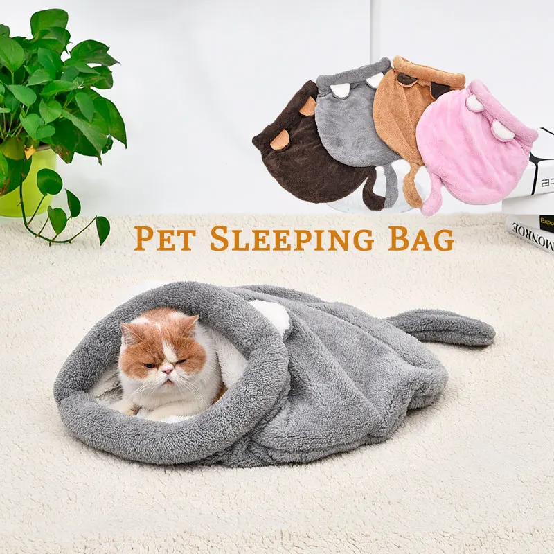 Ciepły śpiworek dla kota z pol – Fleece Sleep Bag recenzja i cena