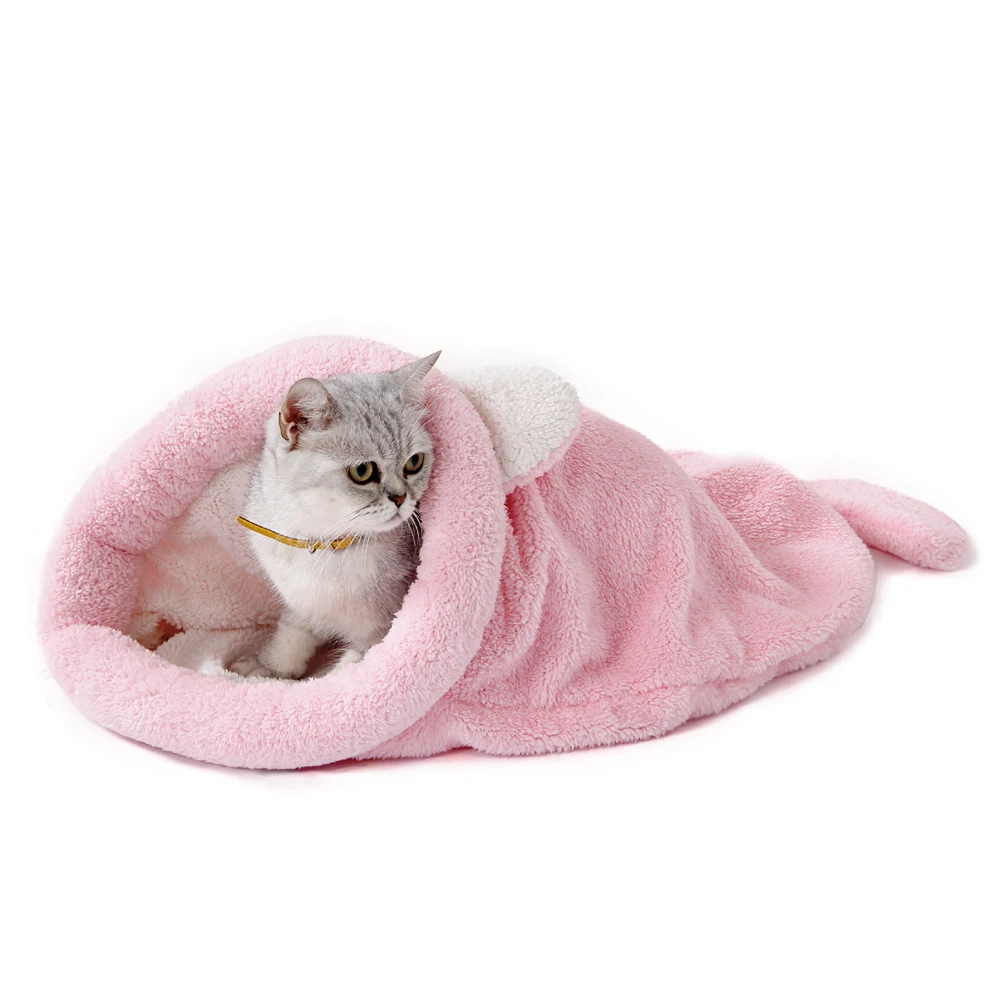 Ciepły śpiworek dla kota z pol – Fleece Sleep Bag recenzja i cena