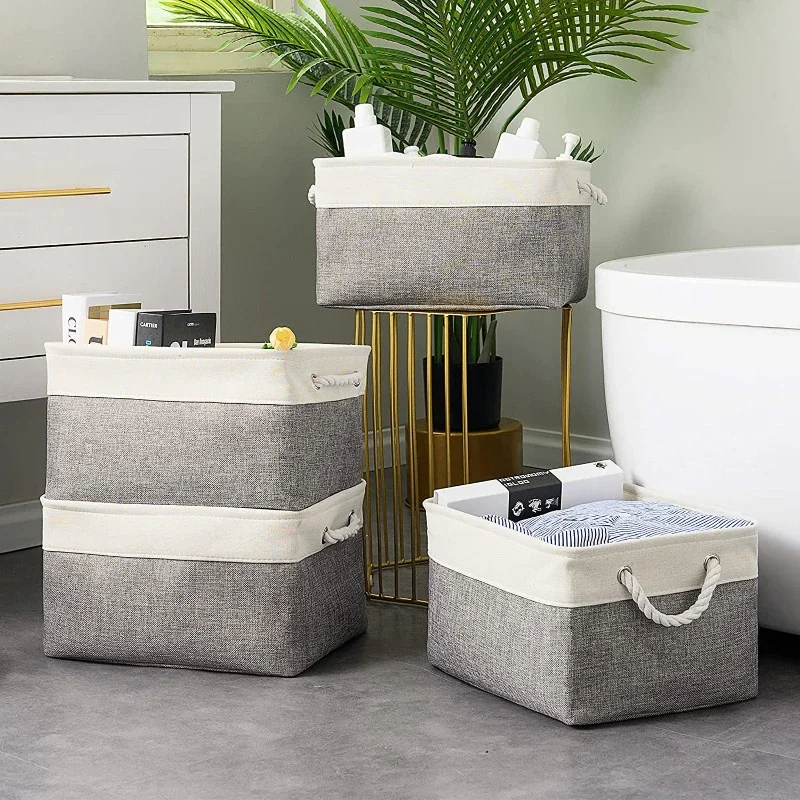 Lniany składany kosz do przech – Baby Clothing Basket recenzja i cena